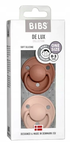 BIBS DE LUX suzete liniștitoare 2pack 0-3 ani SILICON