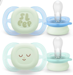 PHILIPS AVENT Ultra Start suzete x 2 0-2 luni NIGHTTIME strălucește în întuneric