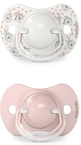 SUAVINEX SX PRO suzetă anatomică x2 silicon 0-6 luni