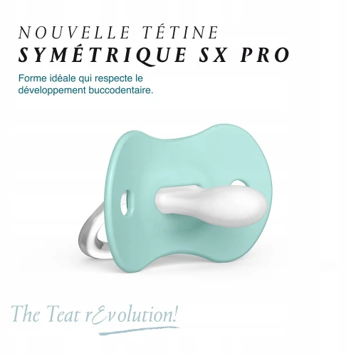 SUAVINEX SX PRO suzetă anatomică 6-18 luni silicon x2