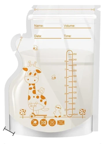 Pungi de stocare a laptelui matern MOMCOZY 60 bucăți 250ml