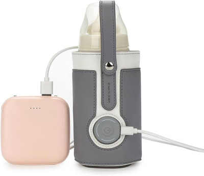 Încălzitor portabil pentru biberoane auto USB 2în1