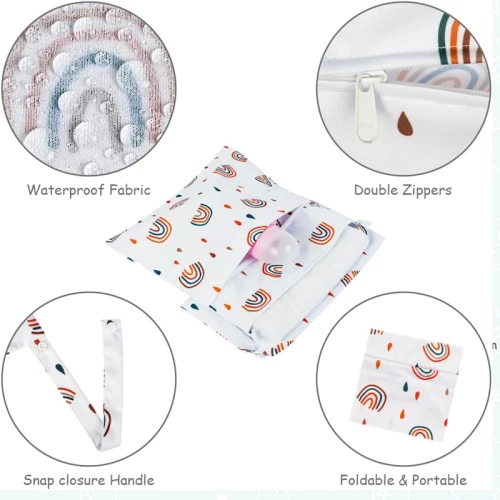 SAC impermeabil pentru scutece ude x2 30x36 / 30x28
