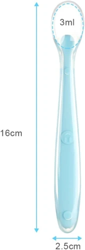Set lingurițe silicon VICLOON 6 luni+ x5