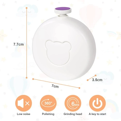 VICLOON pilă electrică pentru unghii 6 în 1
