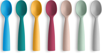 Set lingurițe silicon VICLOON 6 luni+ x7