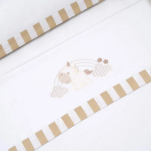 INTERBABY set de lenjerie 3 piese 60x120 / 40x60 / 110x155