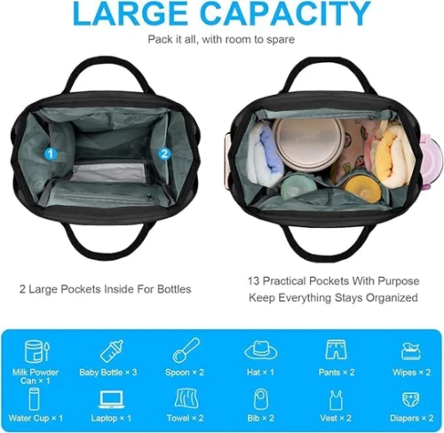 VICLOON rucsac pentru cărucior pentru accesorii pentru bebeluși
