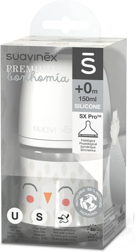 SUAVINEX PREMIUM biberon cu tetină SX PRO 150 ml 0m+
