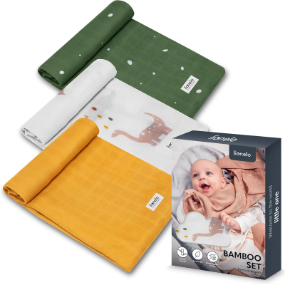 LIONELO muselină din bambus 70x70 x3