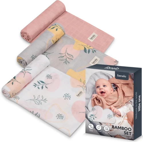 LIONELO muselină din bambus 70x70 x3