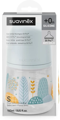 SUAVINEX PREMIUM biberon cu tetină SX PRO 150 ml 0m+