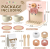Set din lemn AIRLAB cu espressor de cafea, 12 piese