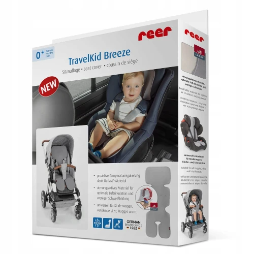 REER TravelKid Breeze inserție pentru cărucior și scaun auto RESPIRABILĂ
