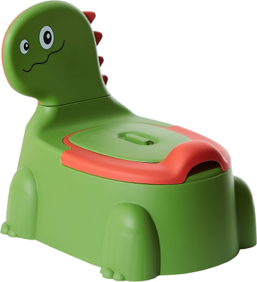 SUPER BEBE oliță cu insert detașabil și capac dinozaur