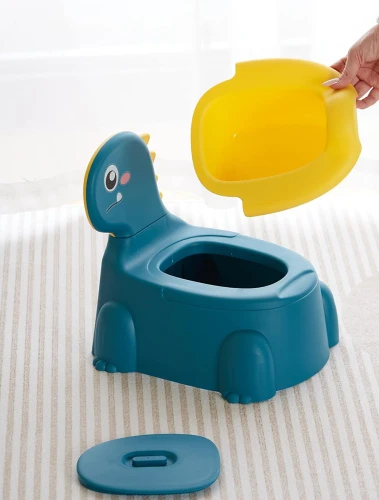 SUPER BEBE oliță cu insert detașabil și capac dinozaur