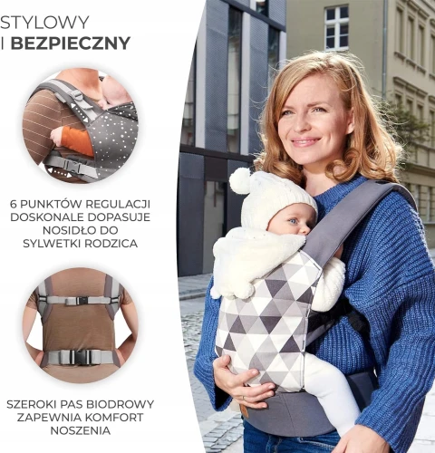 KINDERKRAFT NINO CONFETTI marsupiu ergonomic