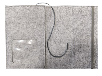 LUXDAG husă din fetru pentru card de sarcină BOCIAN 14 x 19,5 cm