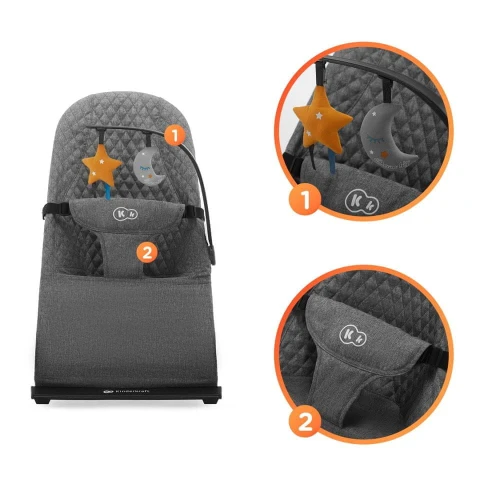 KINDERKRAFT MIMI balansoar șezlong până la 9kg