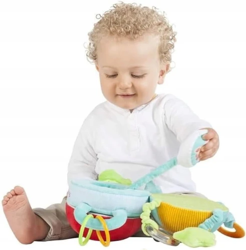 VULLI Fresh Touch jucărie senzorială pentru joacă așezat sau ca agățătoare