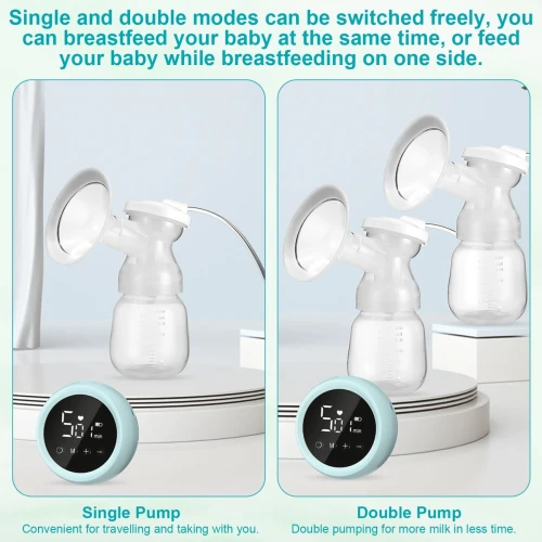 PIAEK pompă de sân electrică dublă BPA FREE