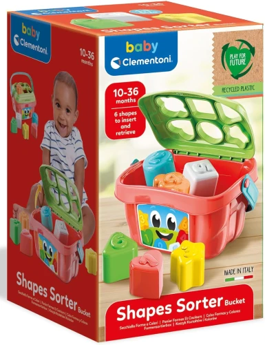 CLEMENTONI sortator Coș Forme 10luni+