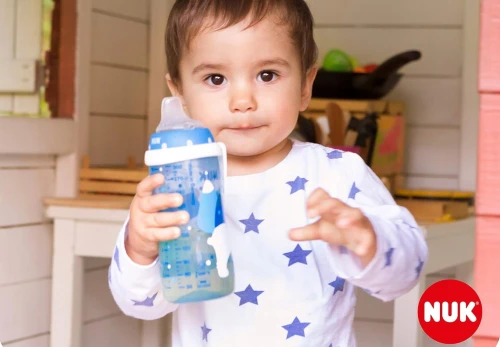 NUK Active Cup STICLĂ Ursulețul Winnie și Tigrilă 300 ml