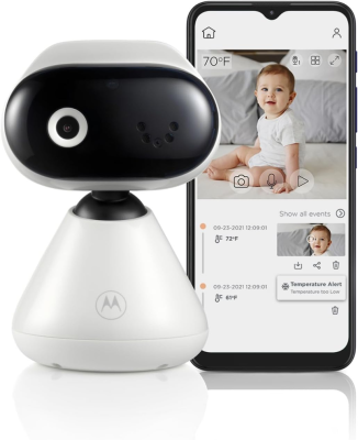 MOTOROLA PIP1000 Connect cameră de supraveghere pentru bebeluși controlată de la distanță, monitor electronic HD