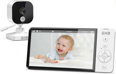 GHB ABM700C monitor digital pentru bebeluși, ecran LCD de 5"
