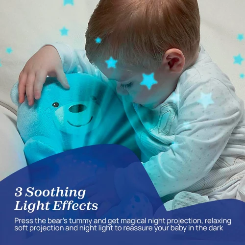 CHICCO First Dreams ursuleț PROIECTOR lampă sunete