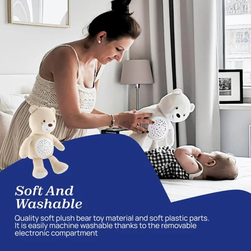 CHICCO First Dreams ursuleț PROIECTOR lampă sunete