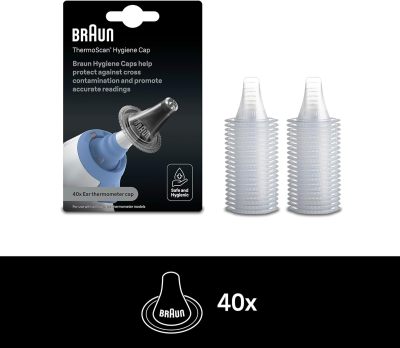 BRAUN LF40 capace de protecție pentru termometru auricular Thermoscan 40 bucăți