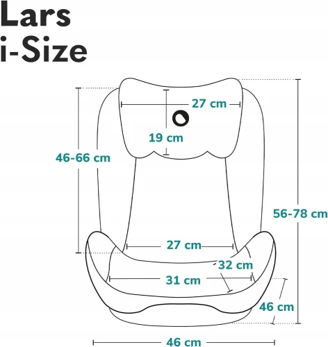 LIONELO Lars i-Size scaun auto gr.2 și 3