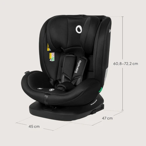 LIONELO BASTIAAN i-Size scaun auto rotativ 360 0-36kg ISOFIX