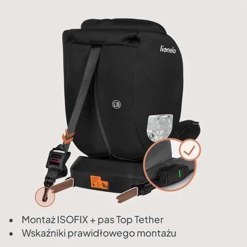 LIONELO BASTIAAN i-Size scaun auto rotativ 360 0-36kg ISOFIX