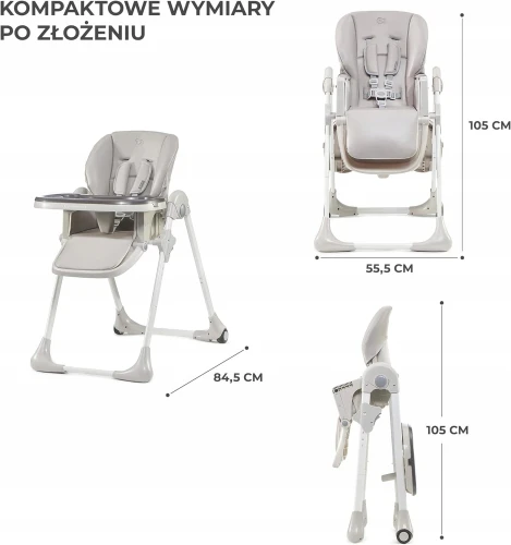 KINDERKRAFT YUMMY scaun de masă pentru copii cu blat