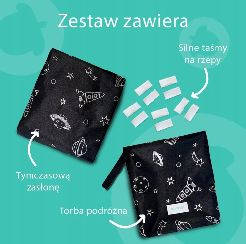 ROLETA opacă cu ventuze 130x200 COSMOS