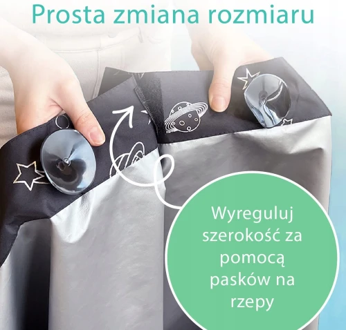 ROLETA opacă cu ventuze 130x200
