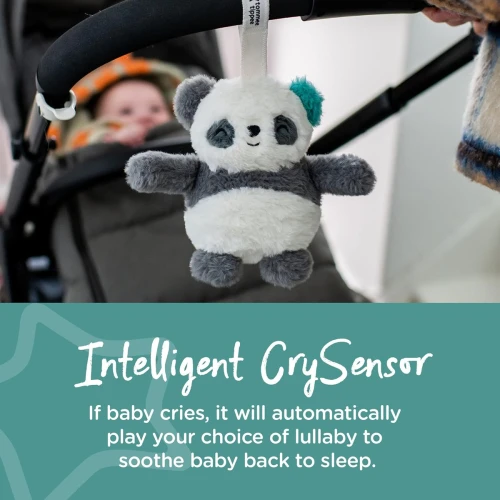 TOMMEE TIPPEE Mini Panda JUCĂRIE DE PLUȘ cu cutie muzicală CRY SENSOR