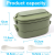 LUNCHBOX cutie de prânz cu trei compartimente + tacâmuri 1550ml