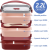 LUNCHBOX cutie de prânz cu trei compartimente + tacâmuri 2200ml