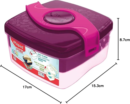 LUNCHBOX cutie de prânz cu două compartimente 1,4l