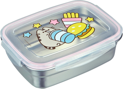 PUSHEEN cutie de prânz, cutie pentru gustare, oțel inoxidabil 0,55l