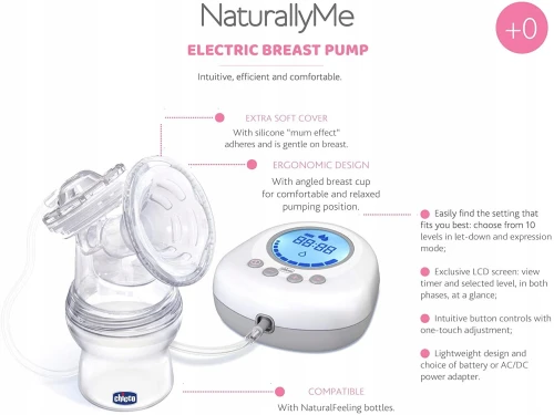 CHICCO NaturallyMe Pompă de sân electrică