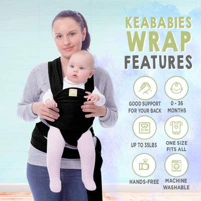 KEABABIES eșarfă elastică pentru purtare 520 x 55