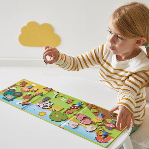 JANOD Magneti'Stories Ferma puzzle magnetic 30 magneți