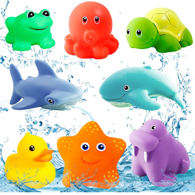 SET de jucării pentru baie animale x8