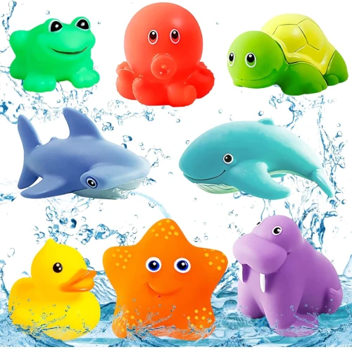 SET de jucării pentru baie animale x8