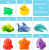 SET de jucării pentru baie animale x8