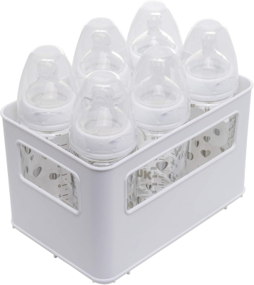 ROTHO organizator coș cu mânere pentru 6 sticle